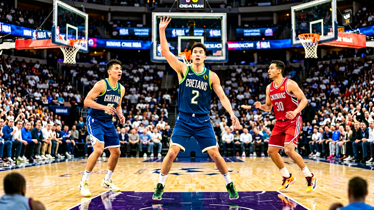 NBA篮球联赛比赛现场
